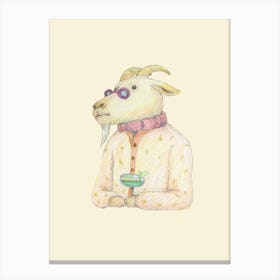 Goat and Glasshopper Canvas Print