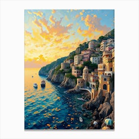 Aeolian Coast Canvas Print