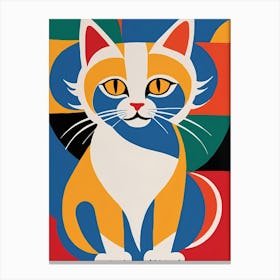 Cat On The Wall Canvas Print