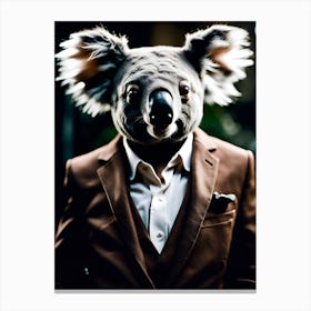 The Dapper Koala Canvas Print