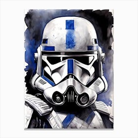 Captain Rex Star Wars Painting (2) Canvas Print
