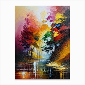 Abstract Landscape Painting 9 Canvas Print