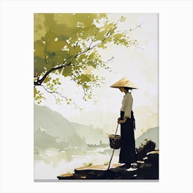 Asian Woman 45, Chine Canvas Print