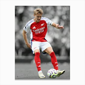 Martin Odegaard Of Arsenal Canvas Print