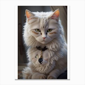 Cat Portrait Canvas Print