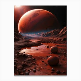 Red Planet Canvas Print