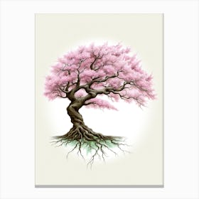 Sakura tree of life Canvas Print