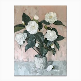 A World Of Flowers Camellia 2 Painting Canvas Print