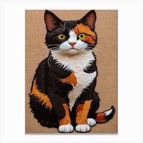 Calico Cat Canvas Print