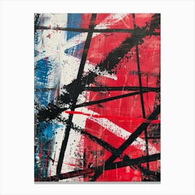 Red White And Blue 2 Canvas Print