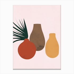 Three Vases Canvas Print