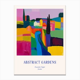 Colourful Gardens Rosendals Trdgrd Sweden 1 Blue Poster Canvas Print