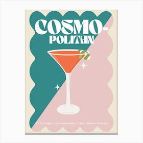 Cosmopolitan Cocktail Print Canvas Print