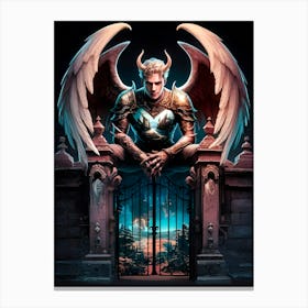 Angel Of The Gate Canvas Print