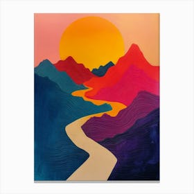 'Sunset' 3 Canvas Print