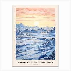 Vatnajkull National Park Iceland 2 Poster Canvas Print