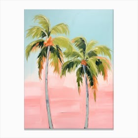 Two Palm Trees 3 Canvas Print