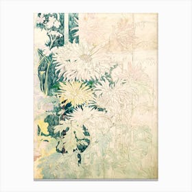 Chrysanthemums And Some Other Autumn Flowers, Theo Van Hoytema Canvas Print