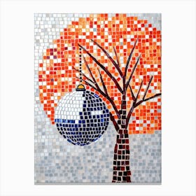 Mosaic Tree 1 Canvas Print