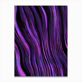 Purple Strands Canvas Print