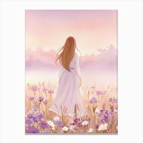 Girl In The Field Toile