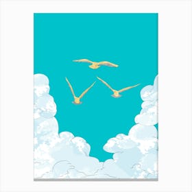 Birds In The Sky Canvas Print