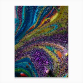 Purple Swirls Canvas Print