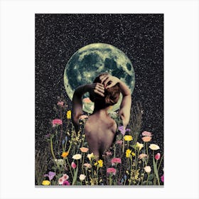 Moonflowers Canvas Print