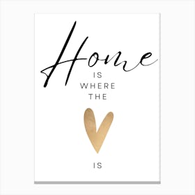 Home Is Where The Heart Is Canvas Print