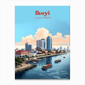 Ikoyi Lagos Nigeria Island Travel Art Canvas Print