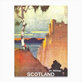 Scotland For Holidays Canvas Print