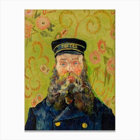 The Postman (Joseph Roulin), Vincent Van Gogh 1 Canvas Print