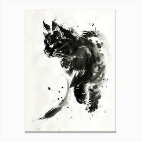 Black Cat 1 Canvas Print