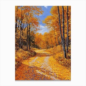 Beautiful Autumn Painting 6 Canvas Print