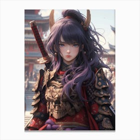 Samurai Girl 11 Canvas Print