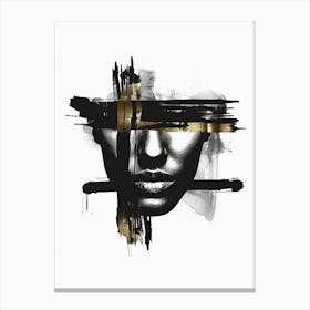 Black And Gold Canvas Print 3 Canvas Print