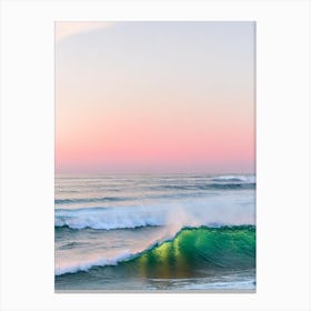 Middleton Beach, Australia Pink Photography 1 Canvas Print