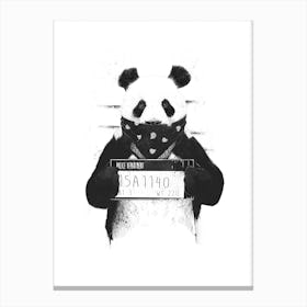 Bad Panda Canvas Print