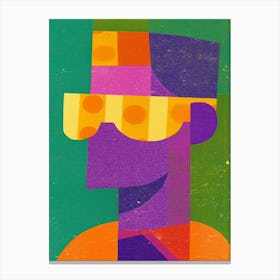 Man With Sunglasses 2 Canvas Print