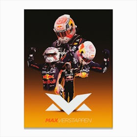 Max Verstappen 2 Canvas Print