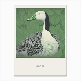 Ohara Koson Inspired Bird Painting Goose 2 Poster Canvas Print