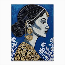 Indian Woman 4 Canvas Print