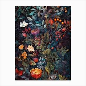The Garden Of Flowers  flora nature meadow  Canvas Print