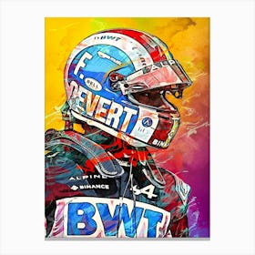 Pierre Gasly Canvas Print