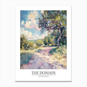 The Domain Austin Texas Oil Painting 1 Poster Canvas Print