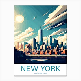 New York Travel 1 Canvas Print