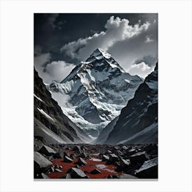 Nepal The Beauty of Everest's Peaks Canvas Print