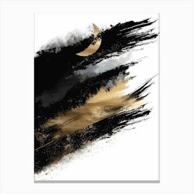 Moon And Stars Canvas Art Canvas Print