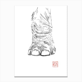 Elephant Foot Canvas Print