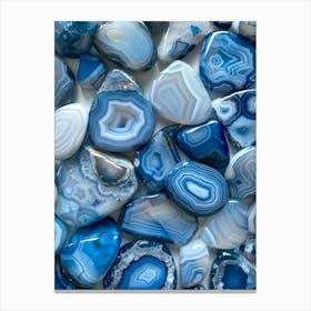 Blue Agate 5 Canvas Print